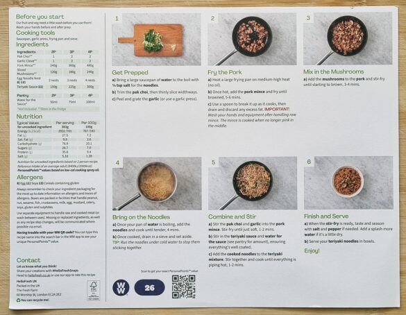 instructions